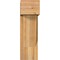 Ekena Millwork Traditional Block Rough Sawn Bracket w/ Offset Brace, Western Red Cedar, 8"W x 18"D x 26"H BKT0806X18X26TRA05RWR - alternate 4